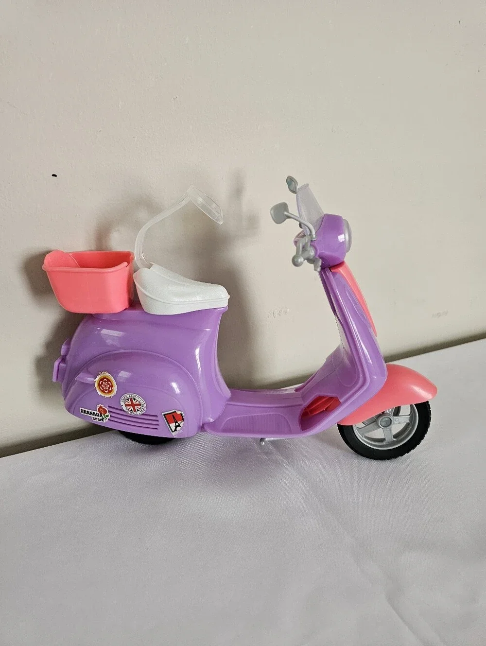 Barbie Purple and Coral Scooter Toy